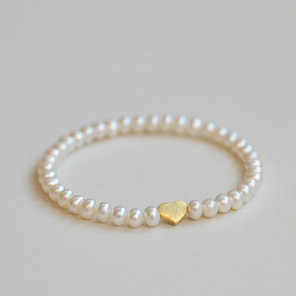 Bracelet de perles d'eau douce naturelles