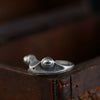 Vintage Niche Adjustable Silver Ring