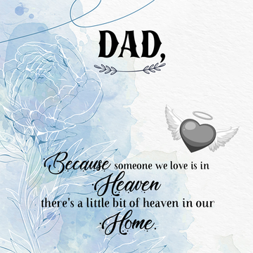 To Father Message Card