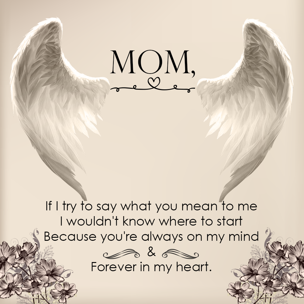 To Mother Message Card