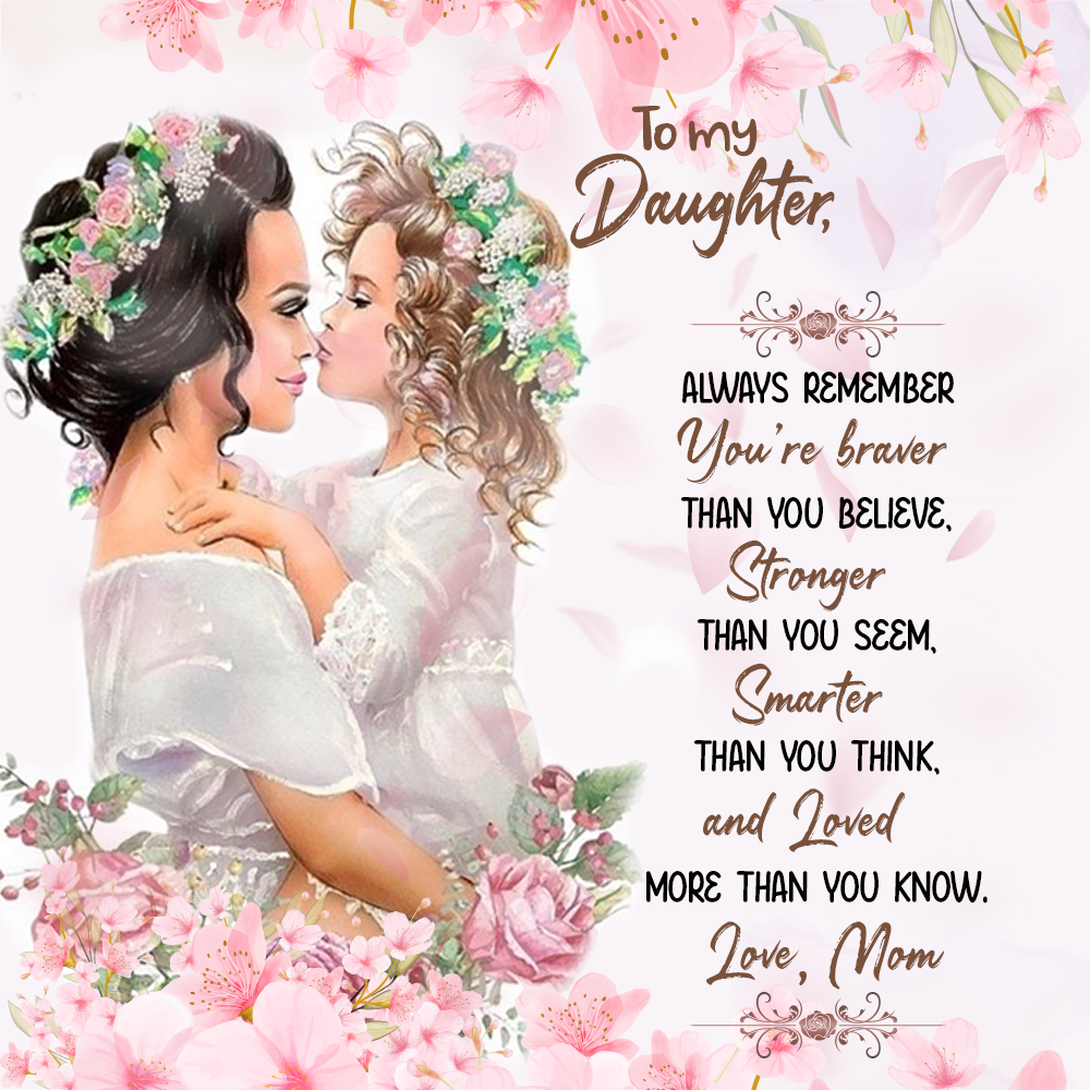 To Daughter Message Card