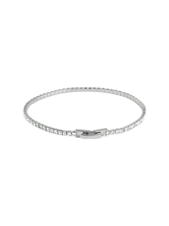 Bracelet simple en zircone cubique