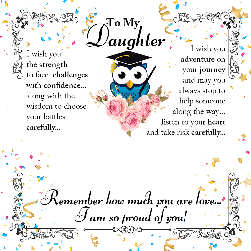 To Daughter Message Card