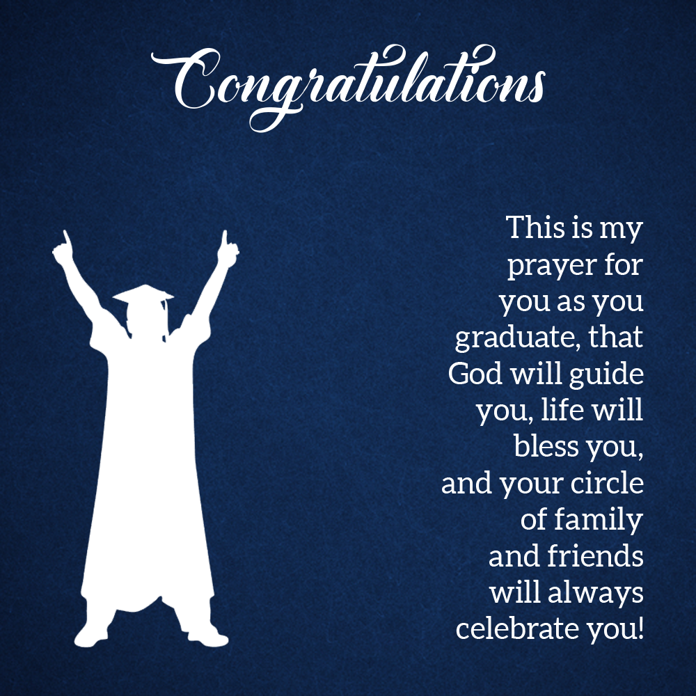 Graduation Message Card