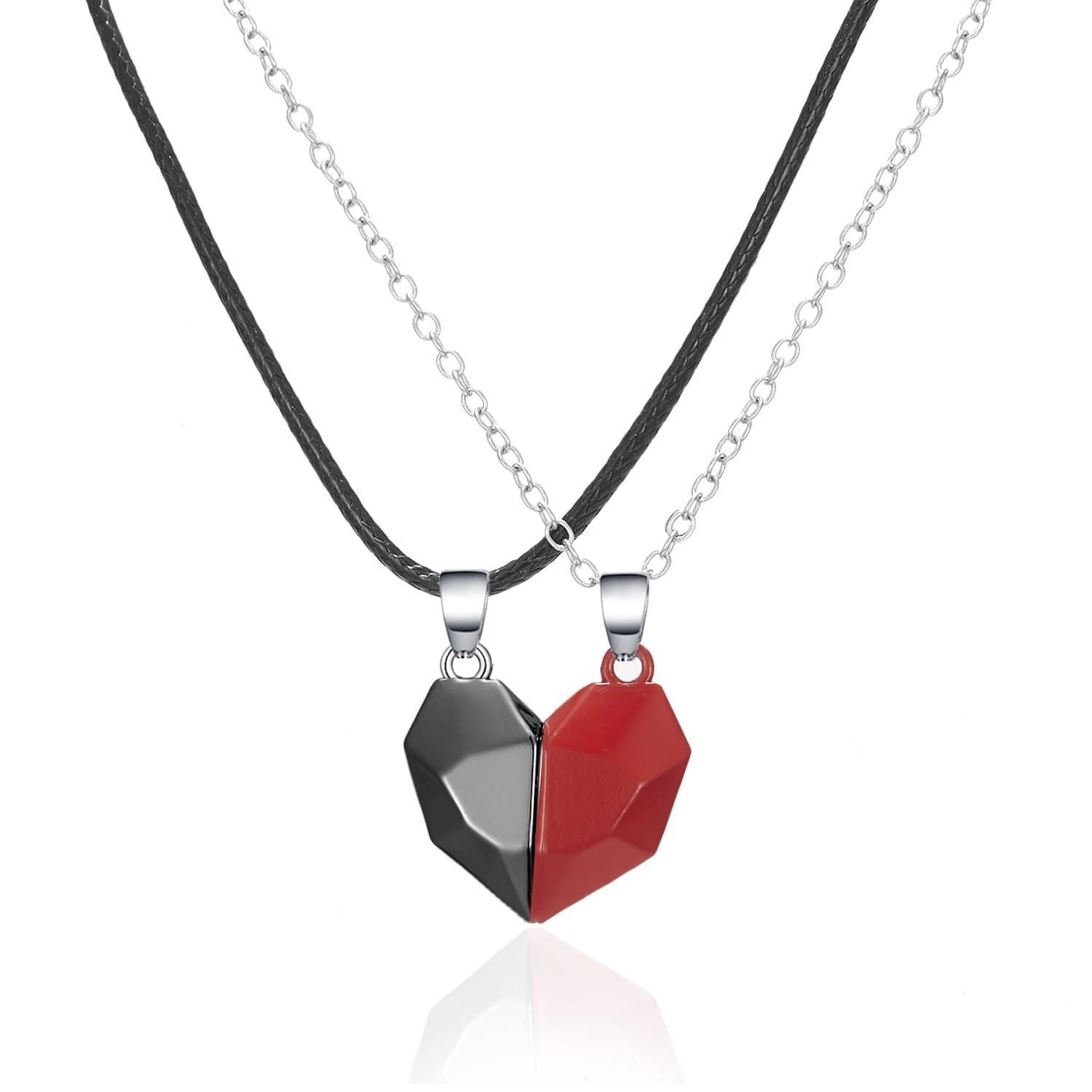 Heartbreak Wish Stone Magnetic Couple Necklace - Record My Love