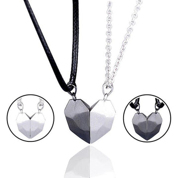 Heartbreak Wish Stone Magnetic Couple Necklace - Record My Love