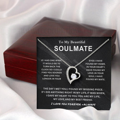 Love Necklace To Soulmate❤️-The Day I Met You - Record My Love