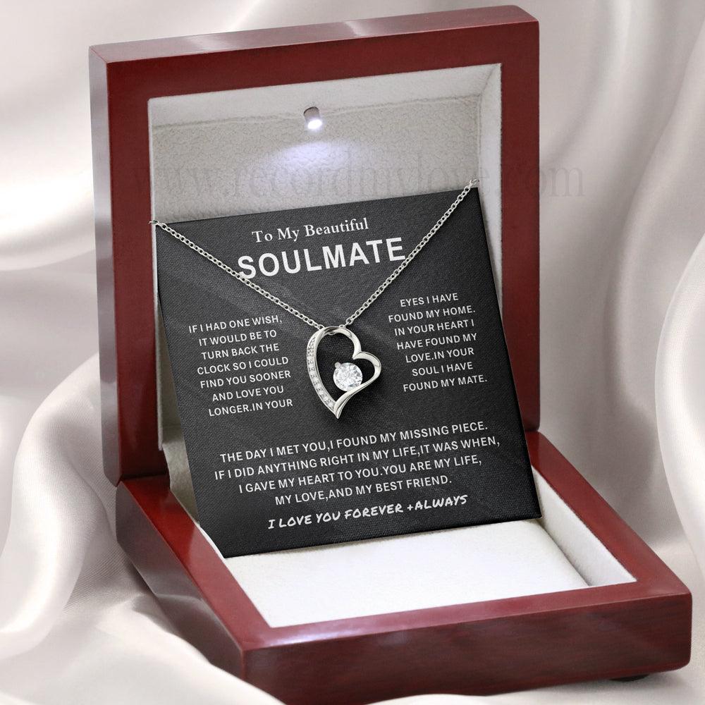 Love Necklace To Soulmate❤️-The Day I Met You - Record My Love